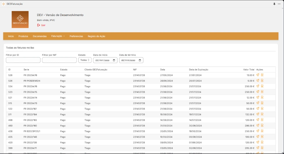 GES APP Page