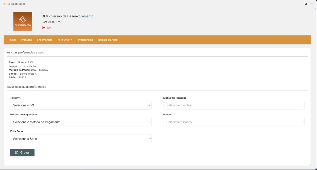 GES APP Page